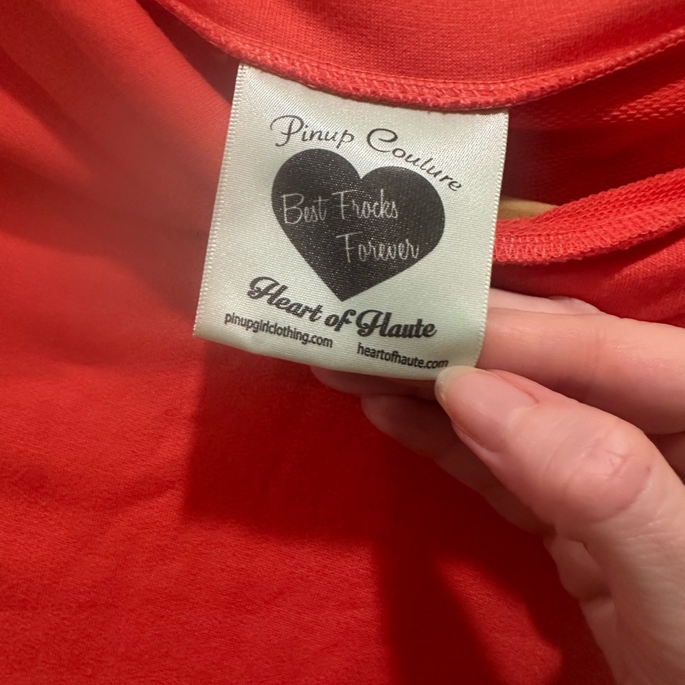 Heart of Haute/Pinup Couture Top and Polka Skirt - Picture 5 of 11